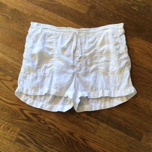 Caslon white linen shorts